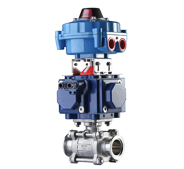 Electric vacuum ball valve